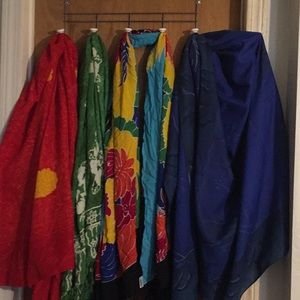 Scarfs amazing colors